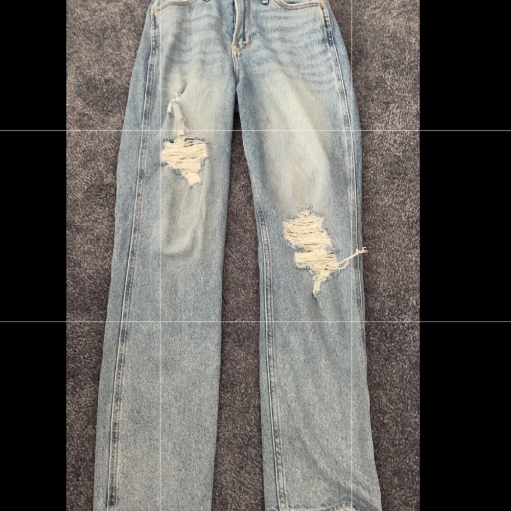 Hollister ultra high rise mom jean